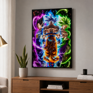 Saiyan Legends – Metal Print